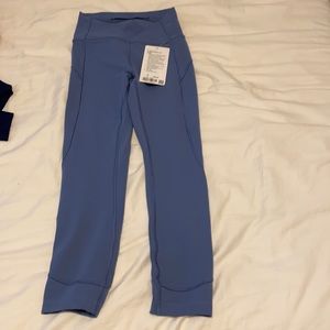 Lululemon In Movement 7/8 Tight oasis blue NWT